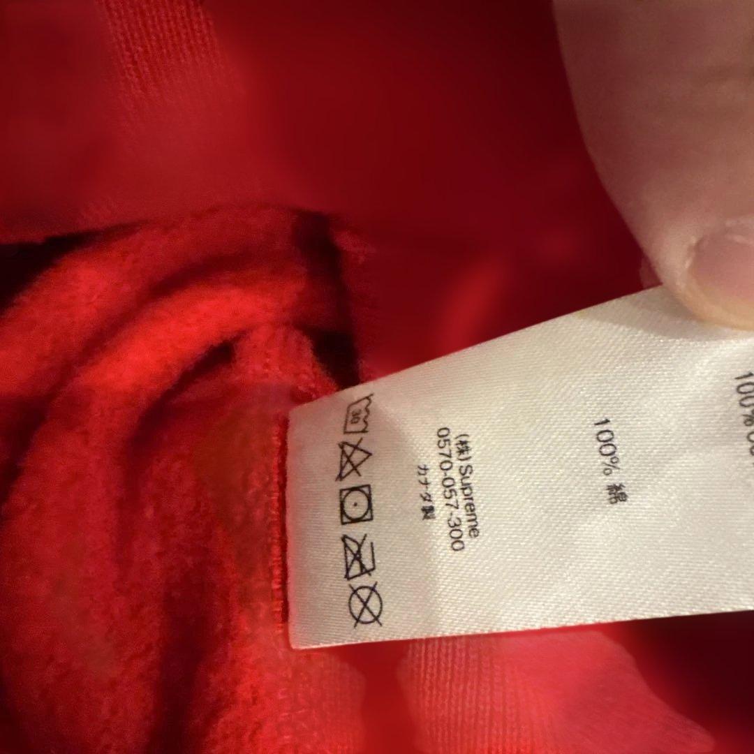 Supreme ボックスロゴレッド パーカー