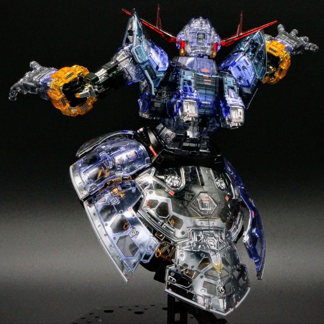 完成品【メッキ仕様】RG ジオング メカニカルクリア 限定 ガンダム 全塗装