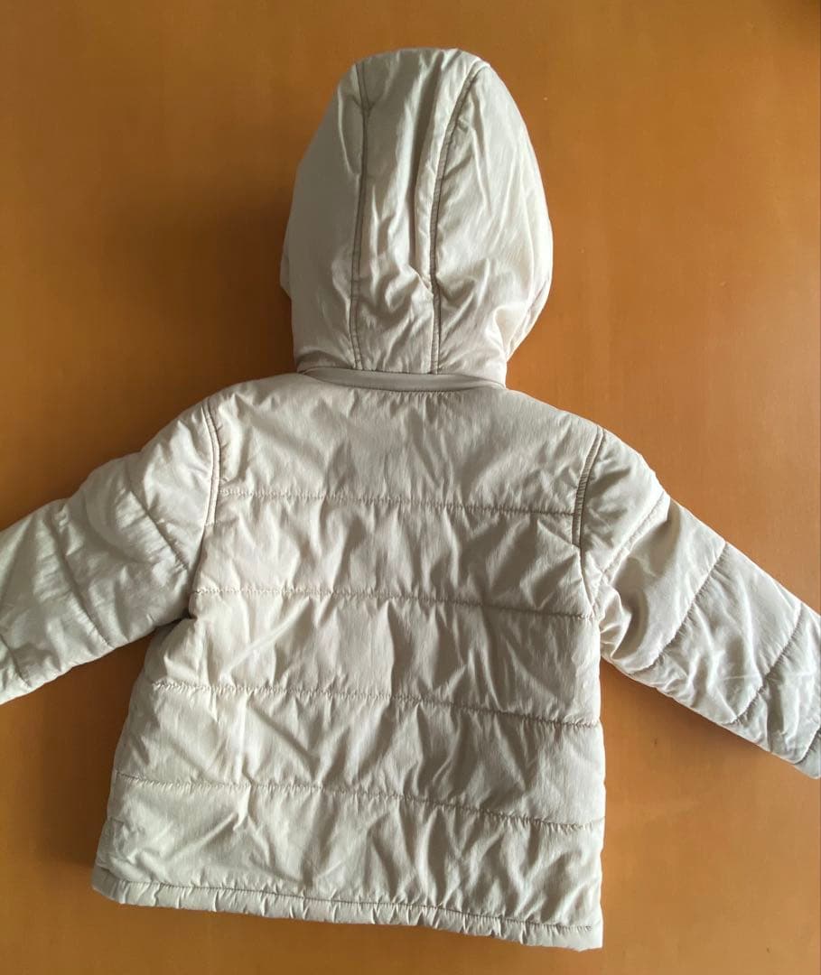 日本製BURBERRY フード付アウター 90cm バーバリージャケット