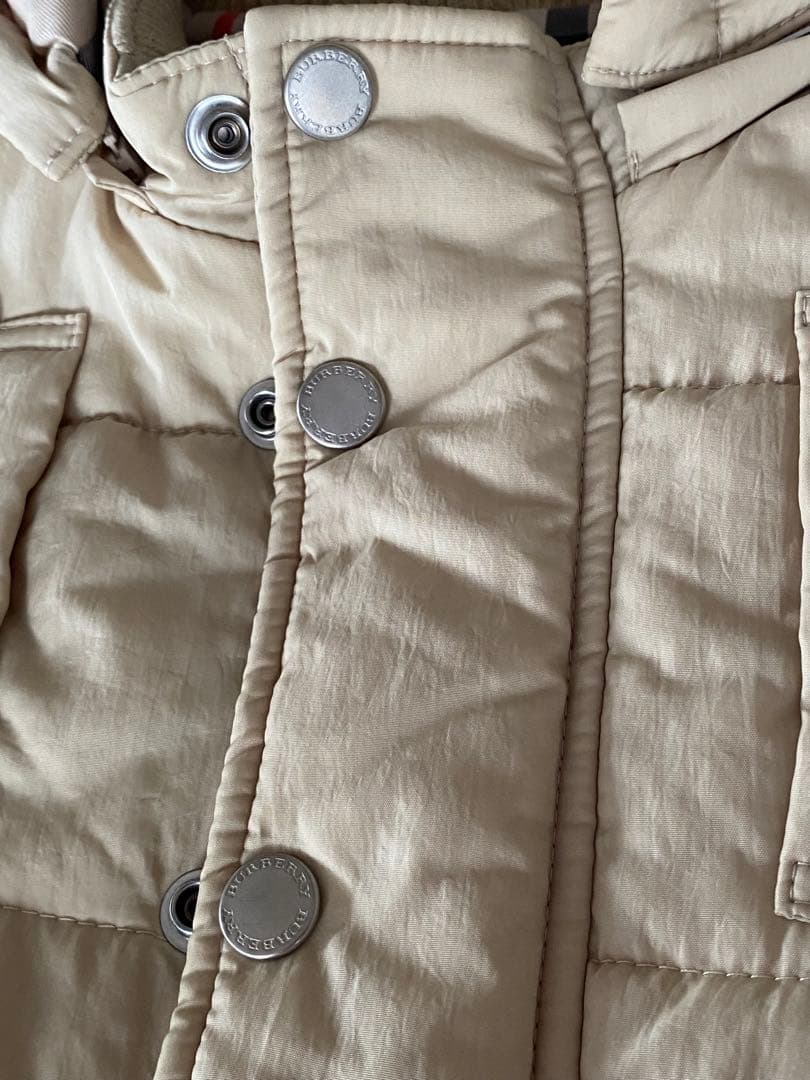 日本製BURBERRY フード付アウター 90cm バーバリージャケット