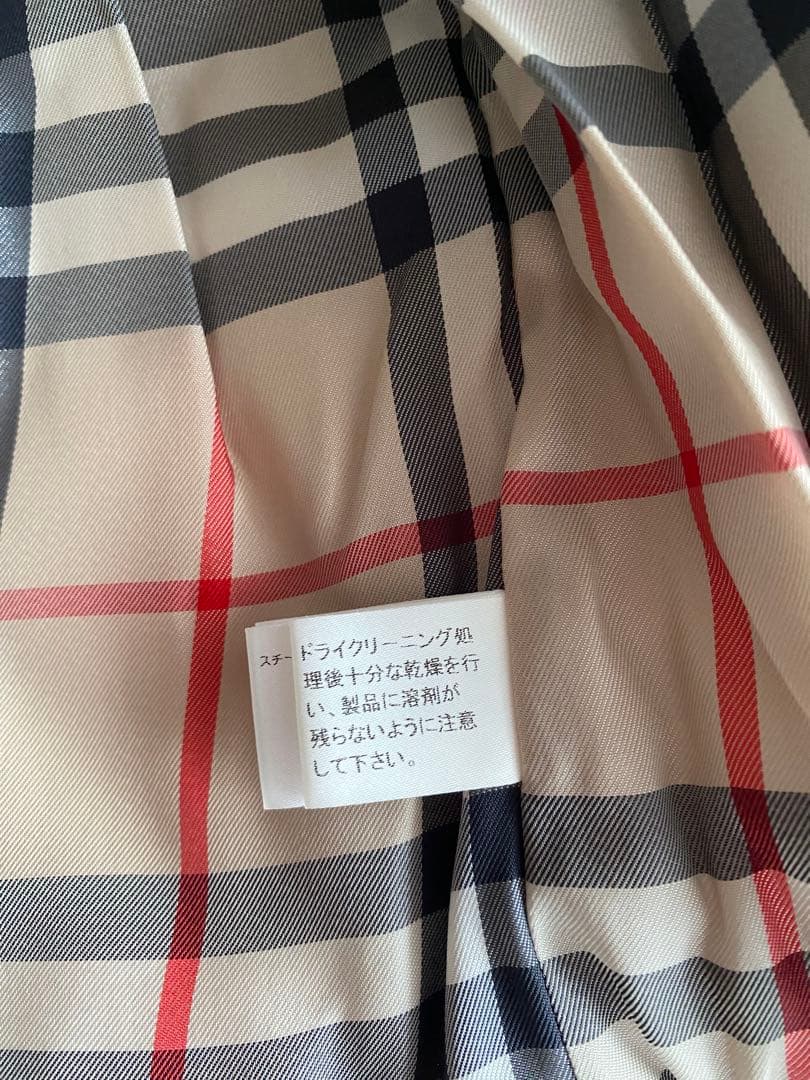 日本製BURBERRY フード付アウター 90cm バーバリージャケット