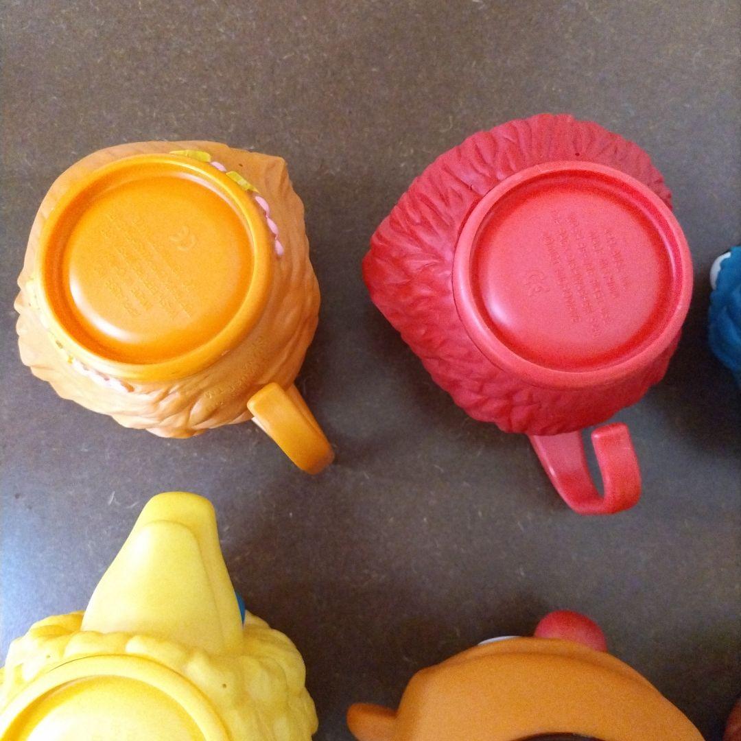 h*6様 セサミストリート 3Dフェイスマグカップ 6個セット