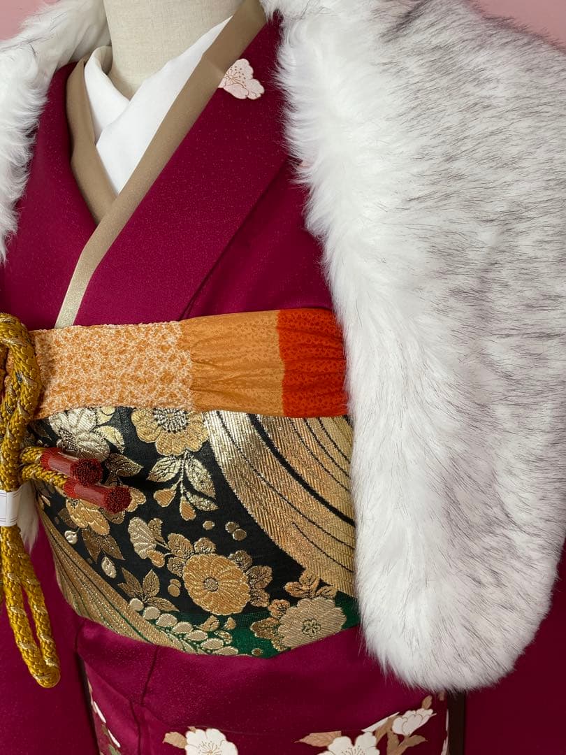②成人式　振袖　ふりそで　着物　振り袖フルセット可能