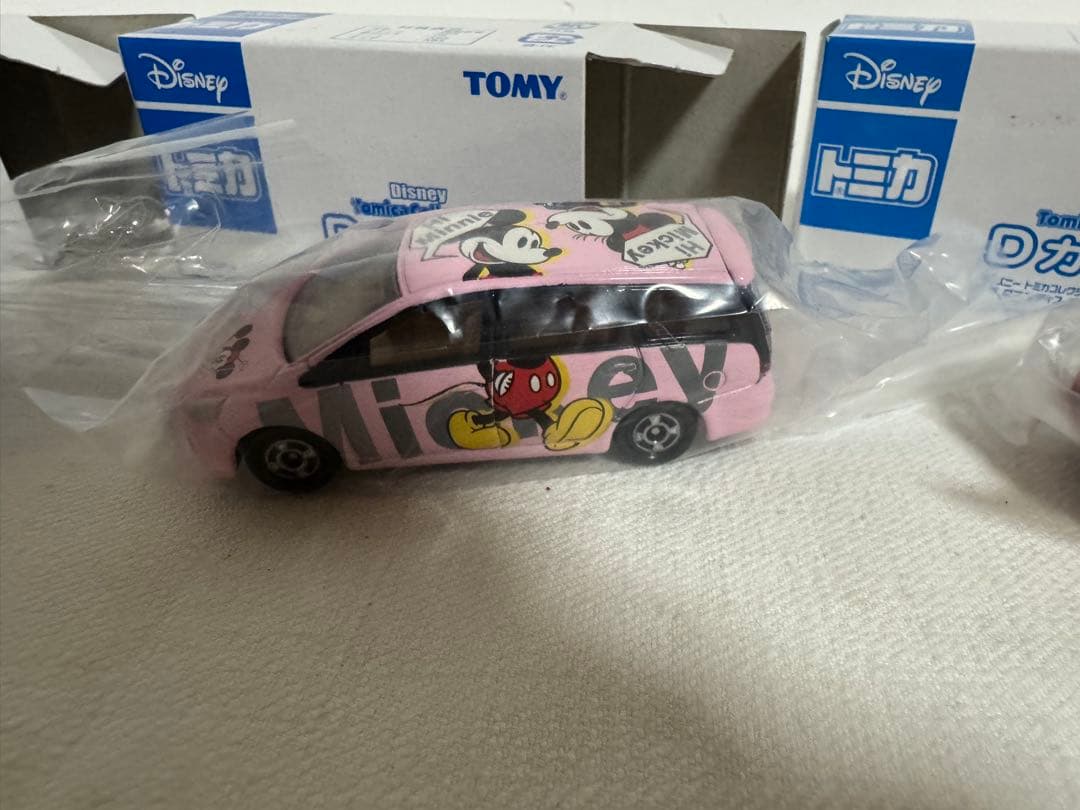 新品トミカ ディズニー Dカプセル 三菱 グランディス ミッキー＆ミニー5台