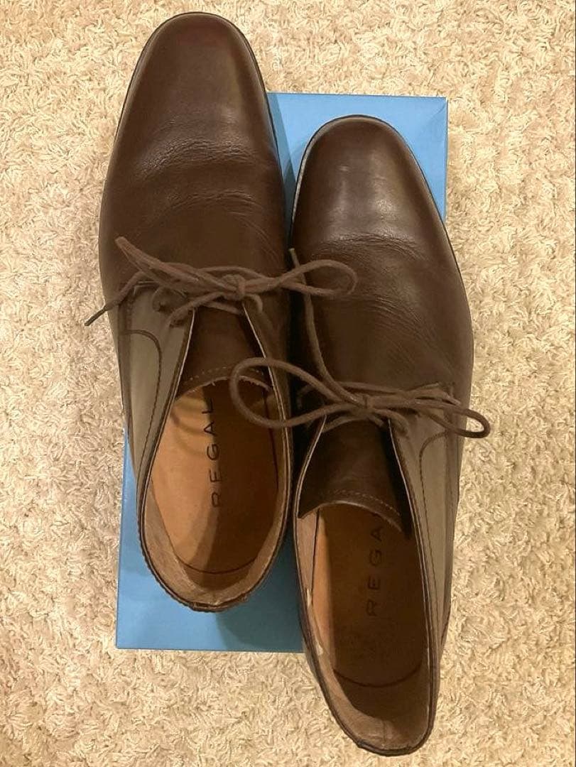 Regal ダークブラウン ドレスチャツカブーツ