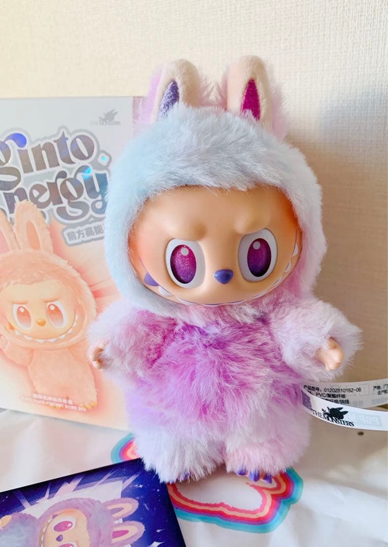 正規品 POPMART ラブブ Labubu エナジー LUCK ぬいぐるみ