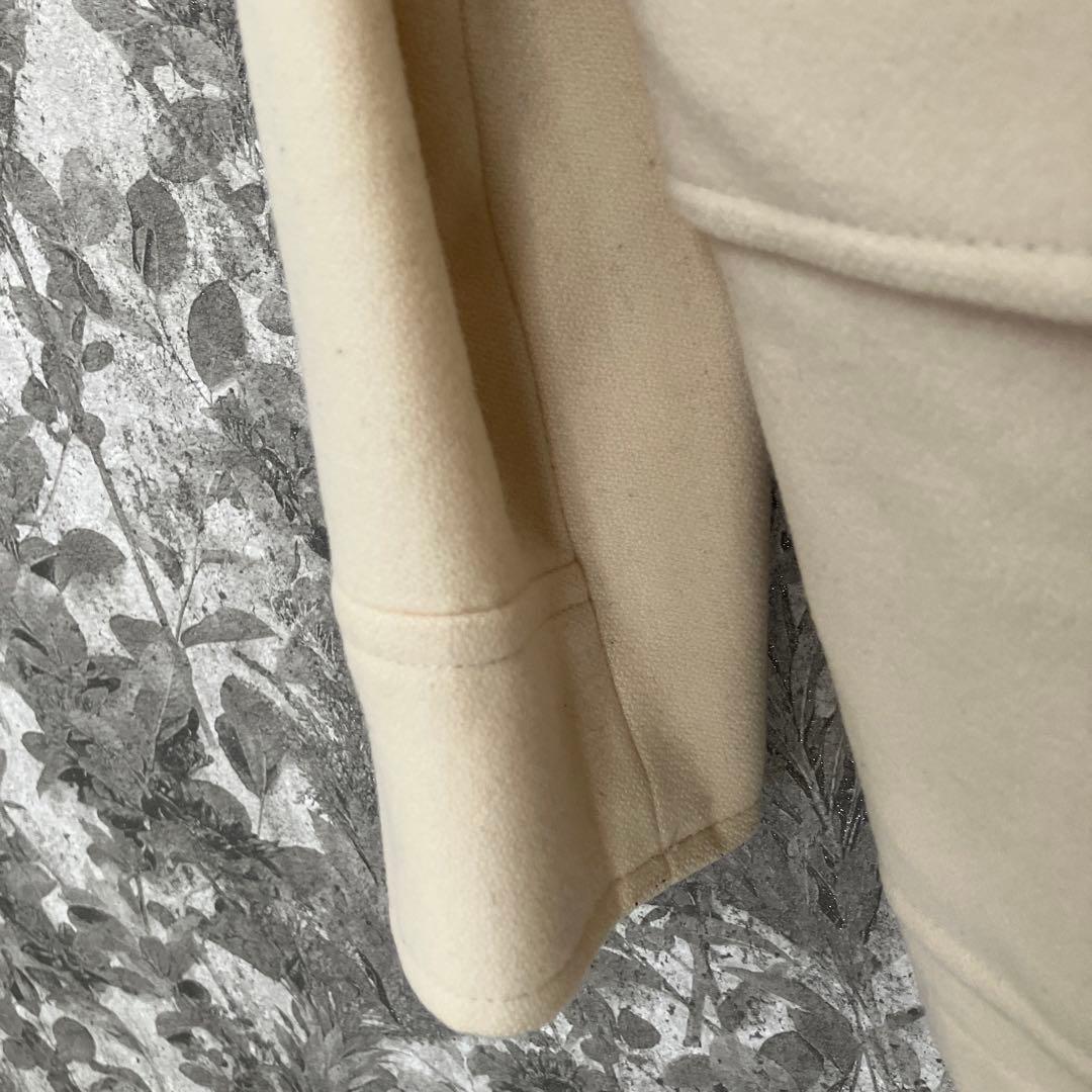 BURBERRY 150 アイボリーカシミヤウールコート