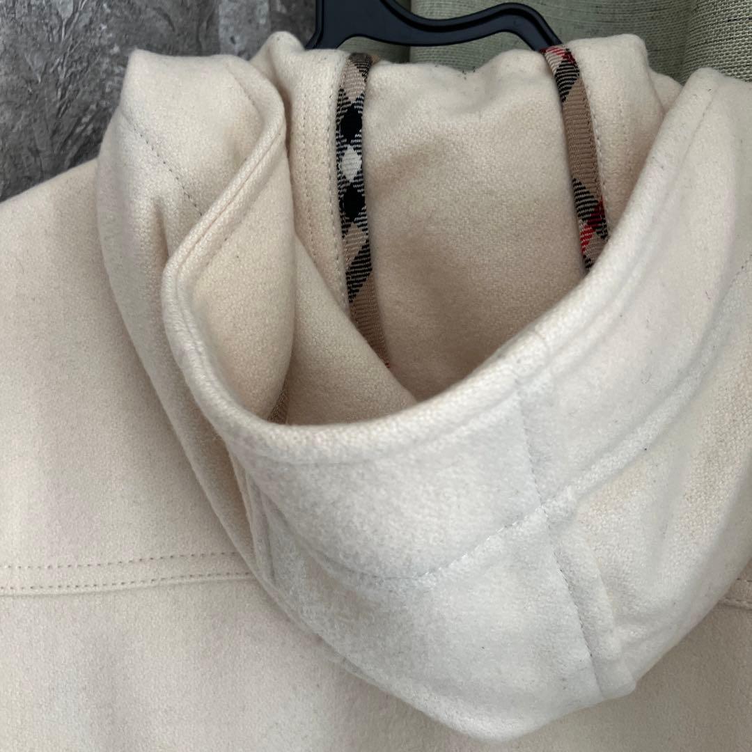 BURBERRY 150 アイボリーカシミヤウールコート