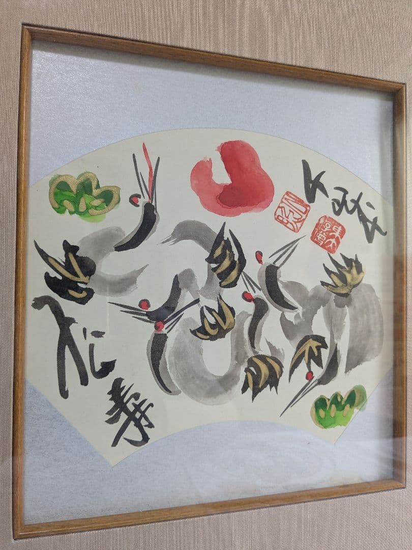 東大寺　清水公照作　色紙絵