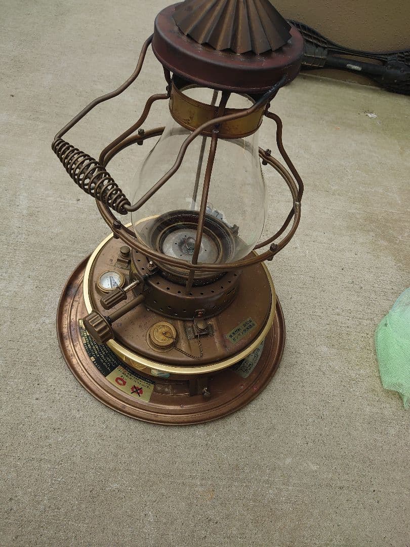 真鍮製　石油ストーブ　日本船燈　フリージア