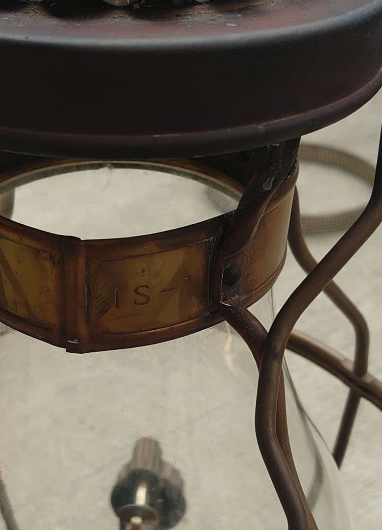 真鍮製　石油ストーブ　日本船燈　フリージア