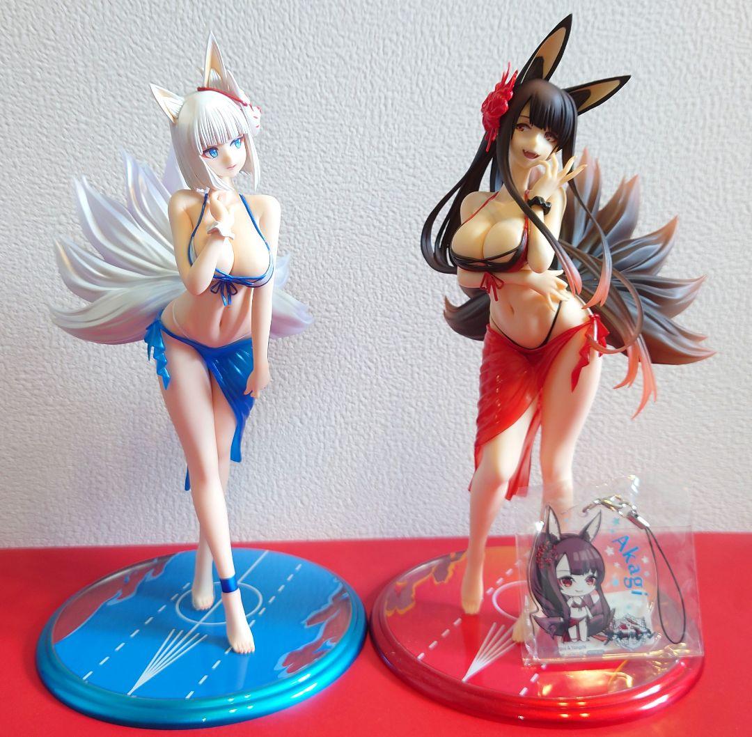 アズールレーン 加賀 常夏の殺生石 赤城 楽園の彼岸花 フィギュア 2体セット