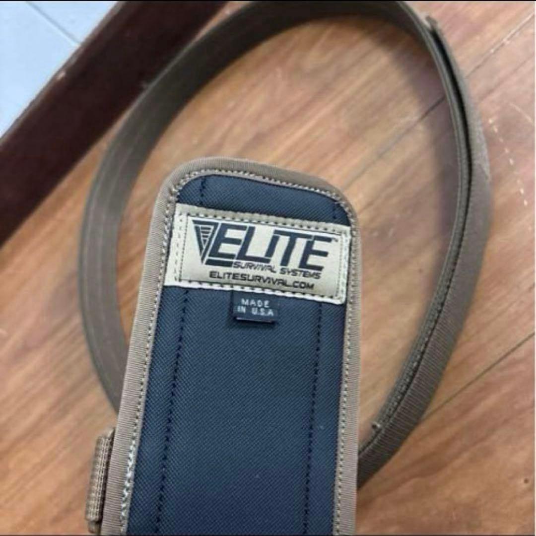 極美品　米軍　ELITE ガンファイターベルト　LARGE コヨーテ　USA製
