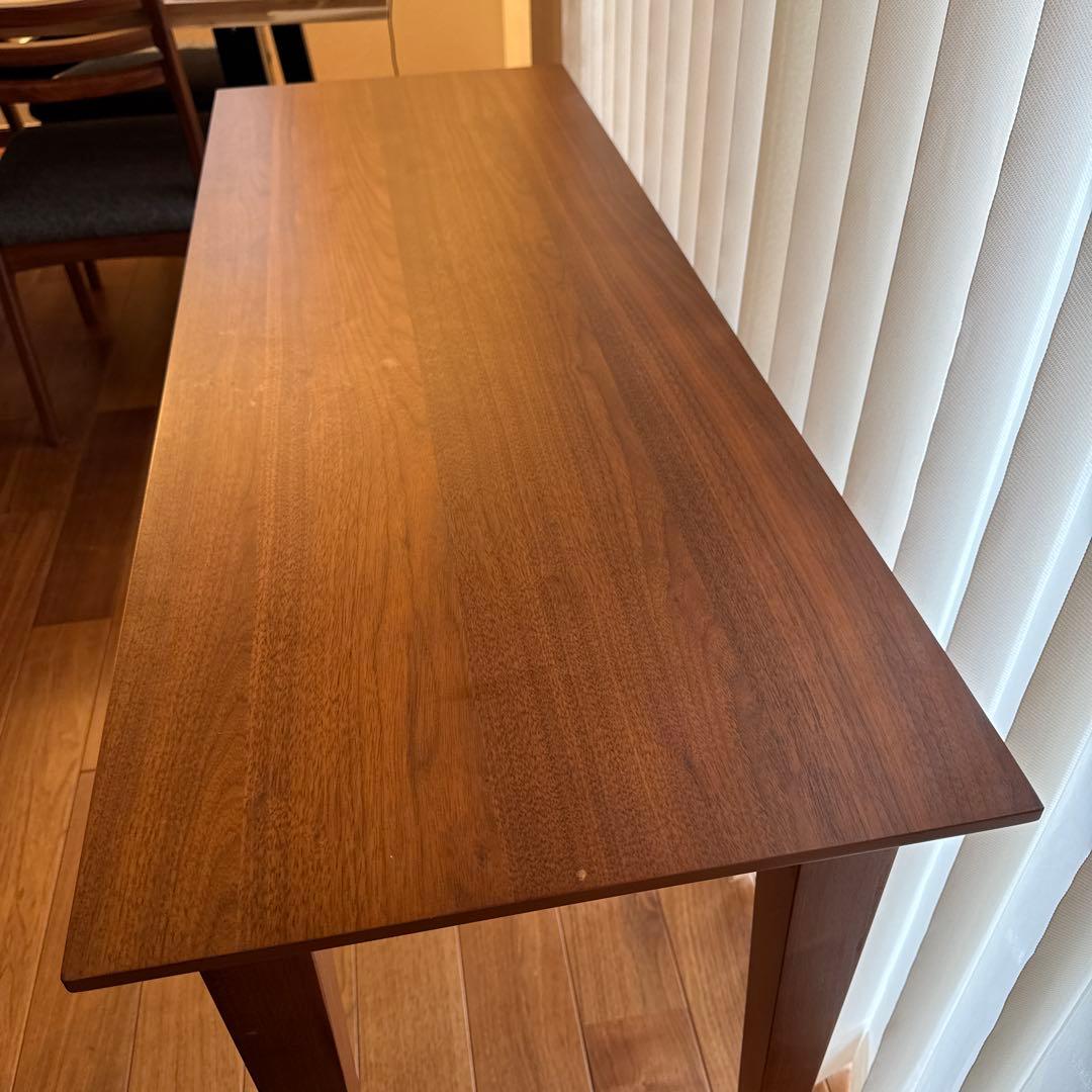 【完成品・組立不要】グレイス幅120cmスリムデスク天然木引き出し