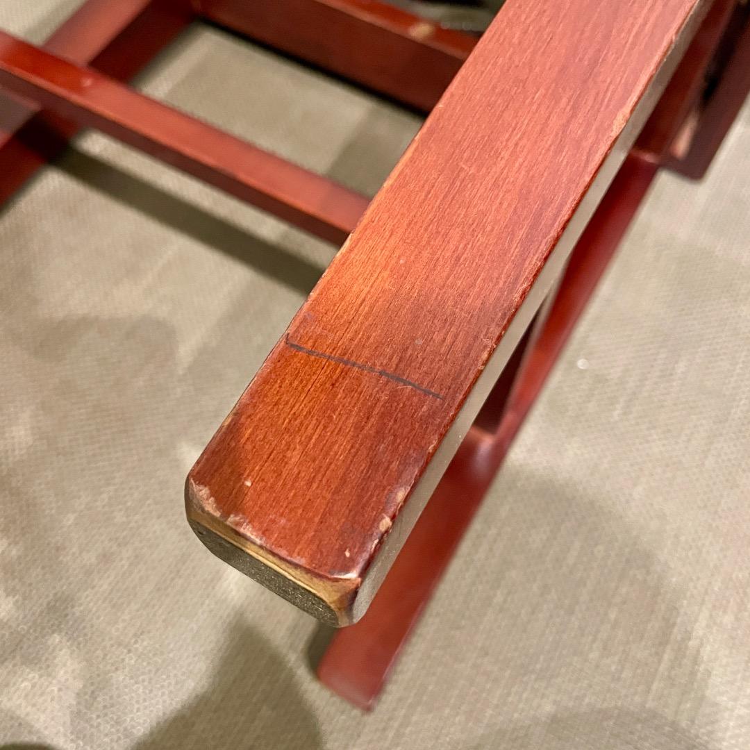 【手渡し限定】ディスカチャーチ ピアノ椅子 高低自在椅子 緑 茶 イタリア製