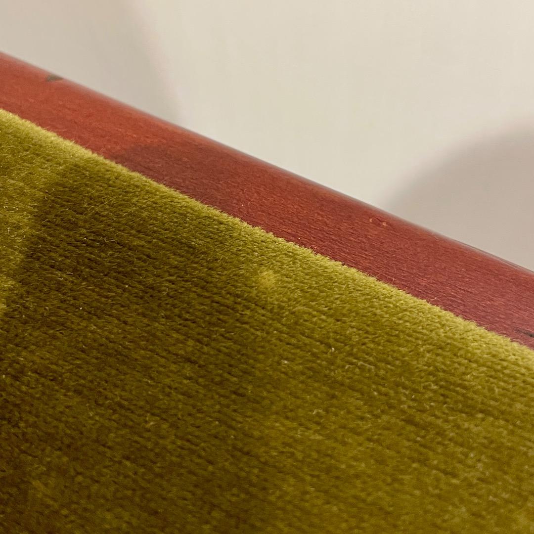 【手渡し限定】ディスカチャーチ ピアノ椅子 高低自在椅子 緑 茶 イタリア製