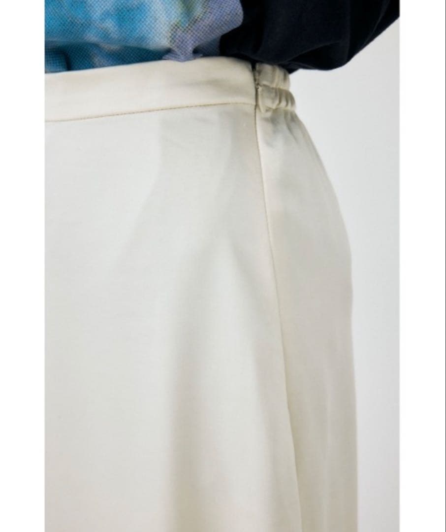 MOUSSY LACE TRIM SLIP スカート サテン オフホワイト