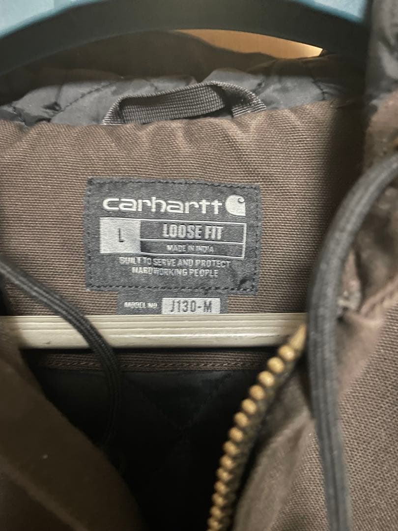 Carhartt J130-M キルティングライナーダックフードジャケット L