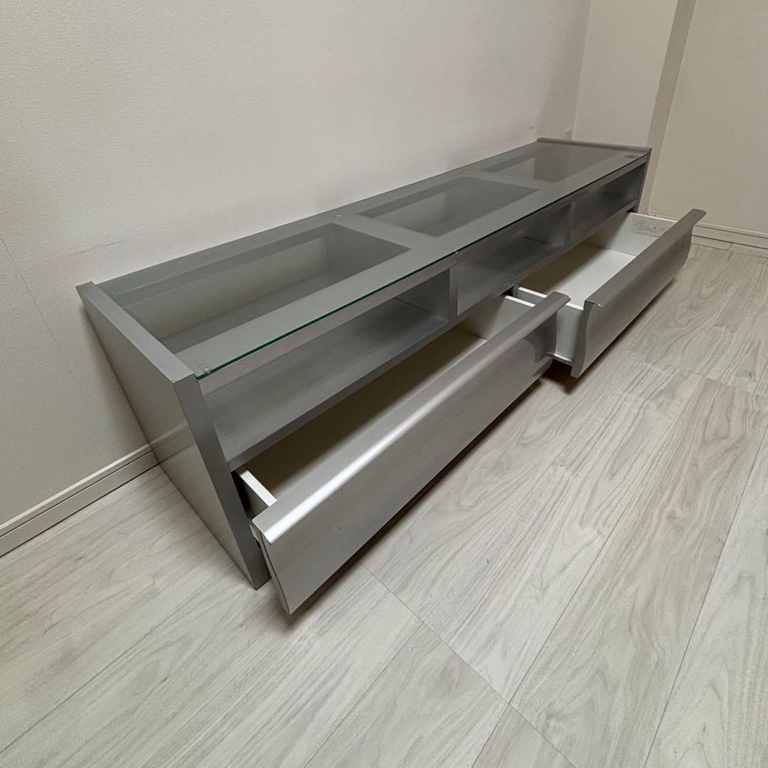 シルバー テレビボード・ローボード