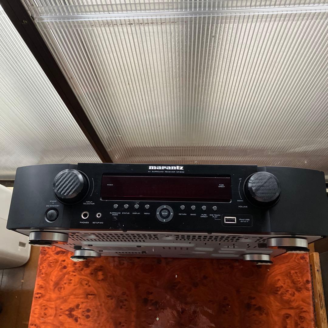 marantz AVアンプ NR-1602。リモコン付き
