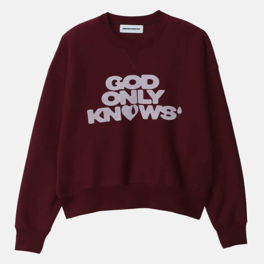 新品❣️岩田剛典GODONLYKN♡WSトレーナーＭ　バーガンディ