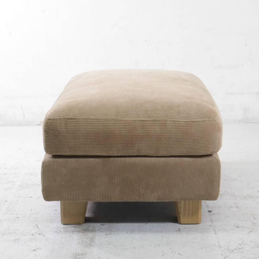 値下 展示品 24年製 ウニコ グレイグ カバーリング オットマン キャメル