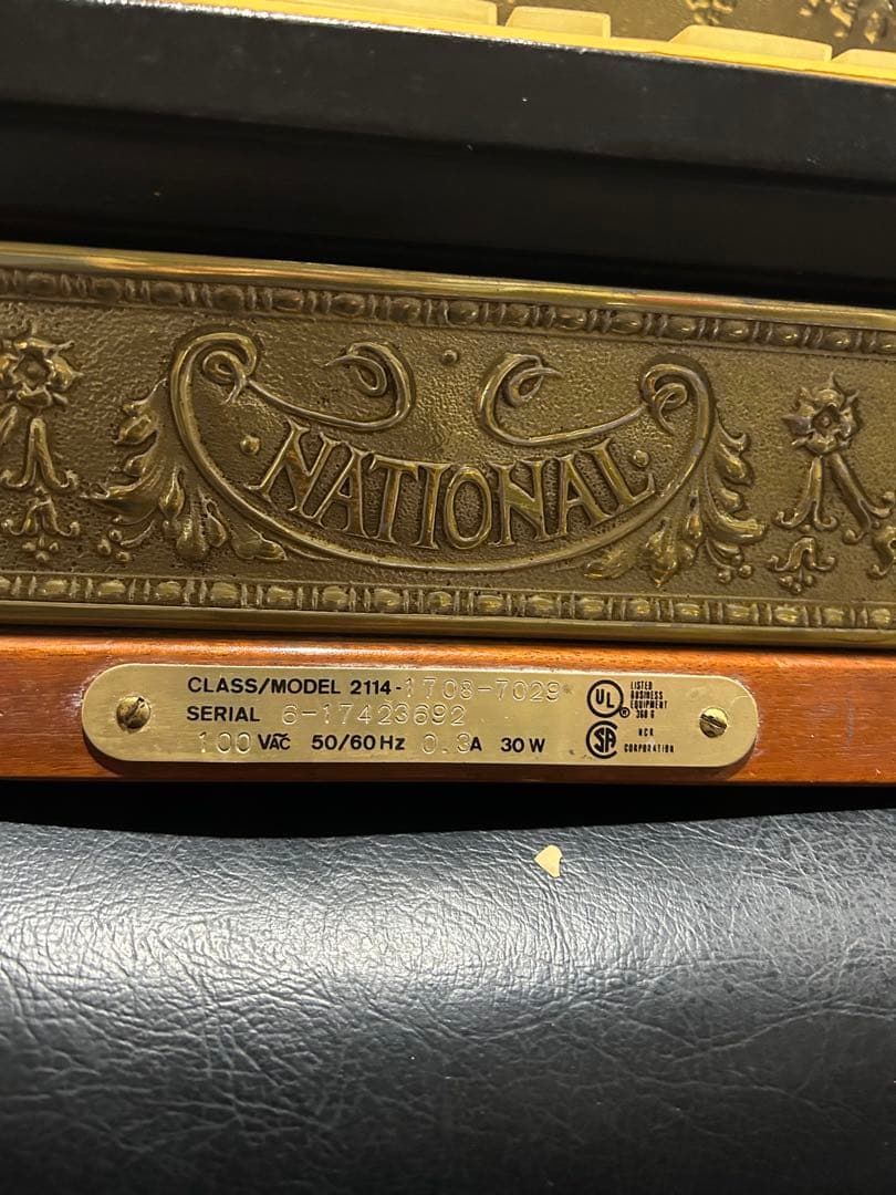 ま*さ様 ナショナル社製　レジスター NCR 2114 アンティーク