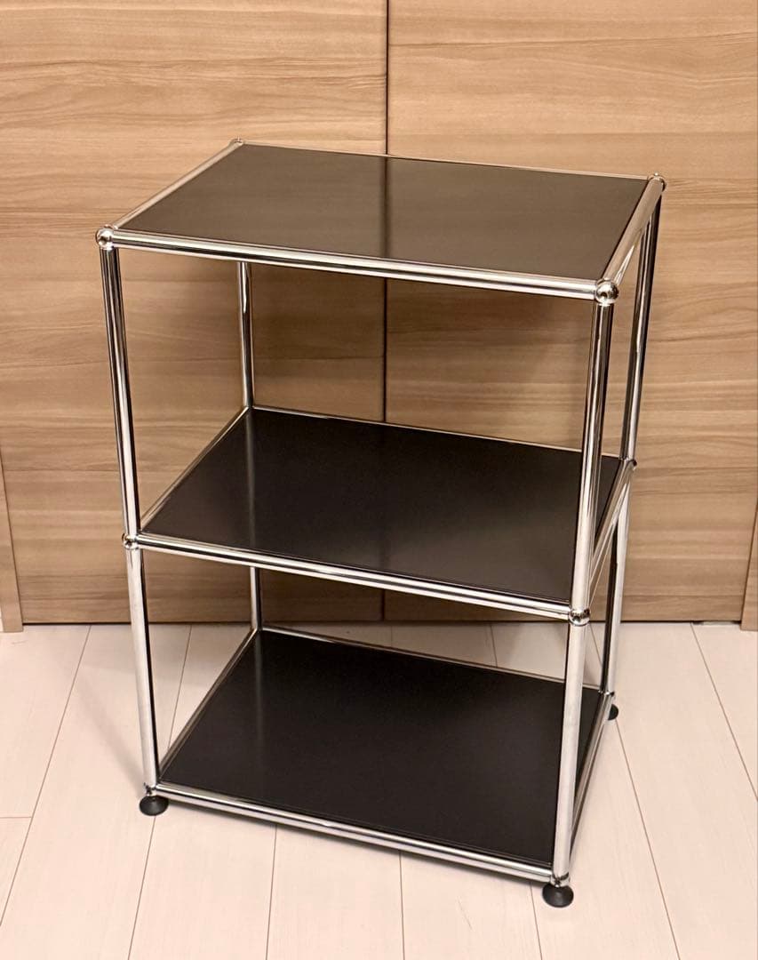 USM Haller USMハラー キャビネットシェルフ ブラック サイドボード