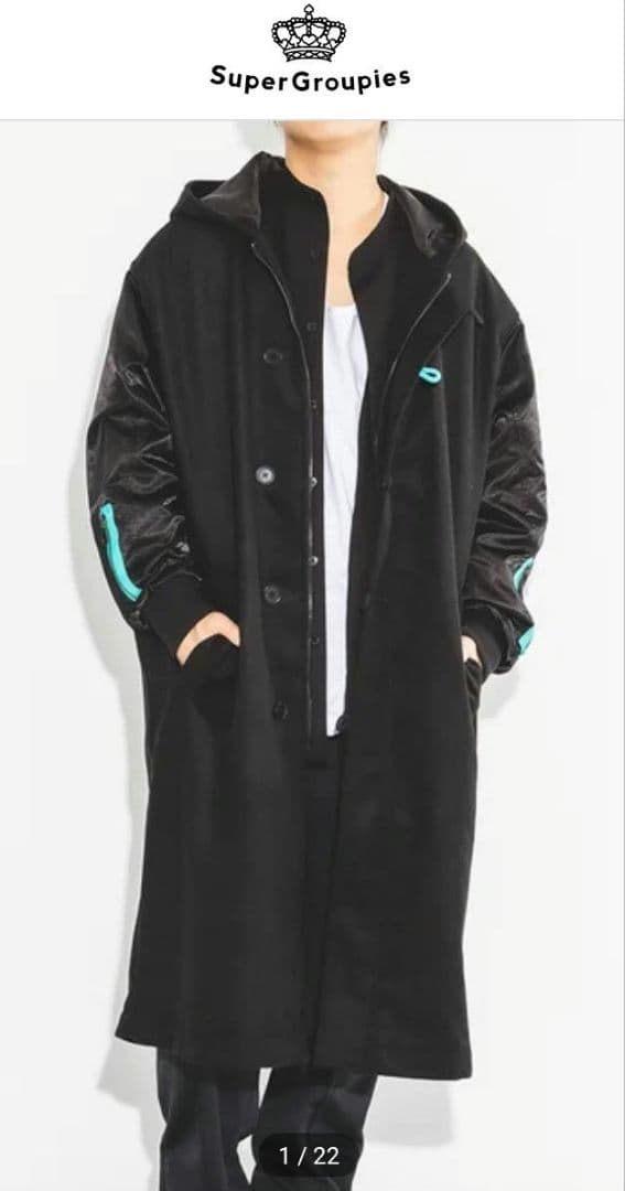 初音ミク モデル アウター　ブラック M 男女兼用 限定品