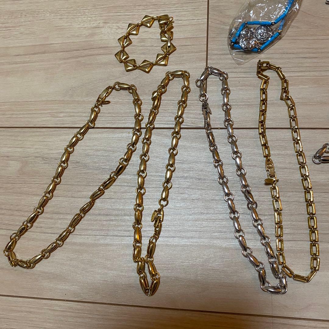 も*し様 アクセサリー まとめ売り 大量 約3kg ゴールド/シルバー色 イヤリ