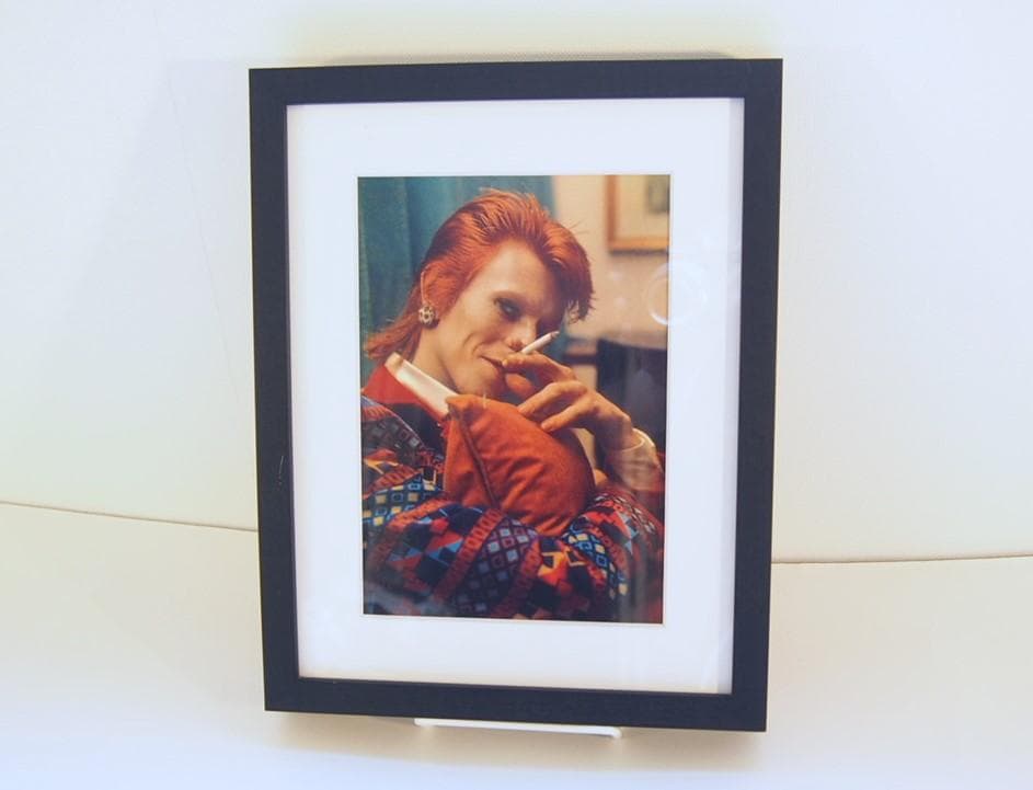 特注額装込★デビッドボウイ★ミックロック展写真作品特殊高級印刷プリントA4非売品