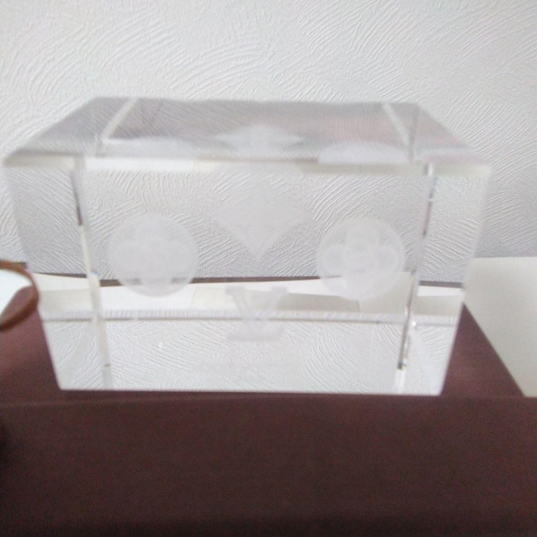 ルイヴィトンの クリスタルガラス ノベルティと ミニチュアのヴィトン バッグ