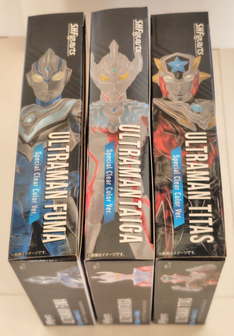 S.H.Figuarts ウルトラマンタイガ　タイタス　フーマ　クリアカラー