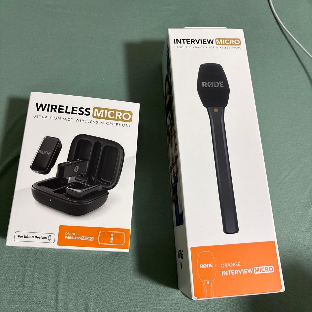 配信機器・PA機器・レコーディング機器 Rode WIRELESS MICRO & INTERVIEW MICRO