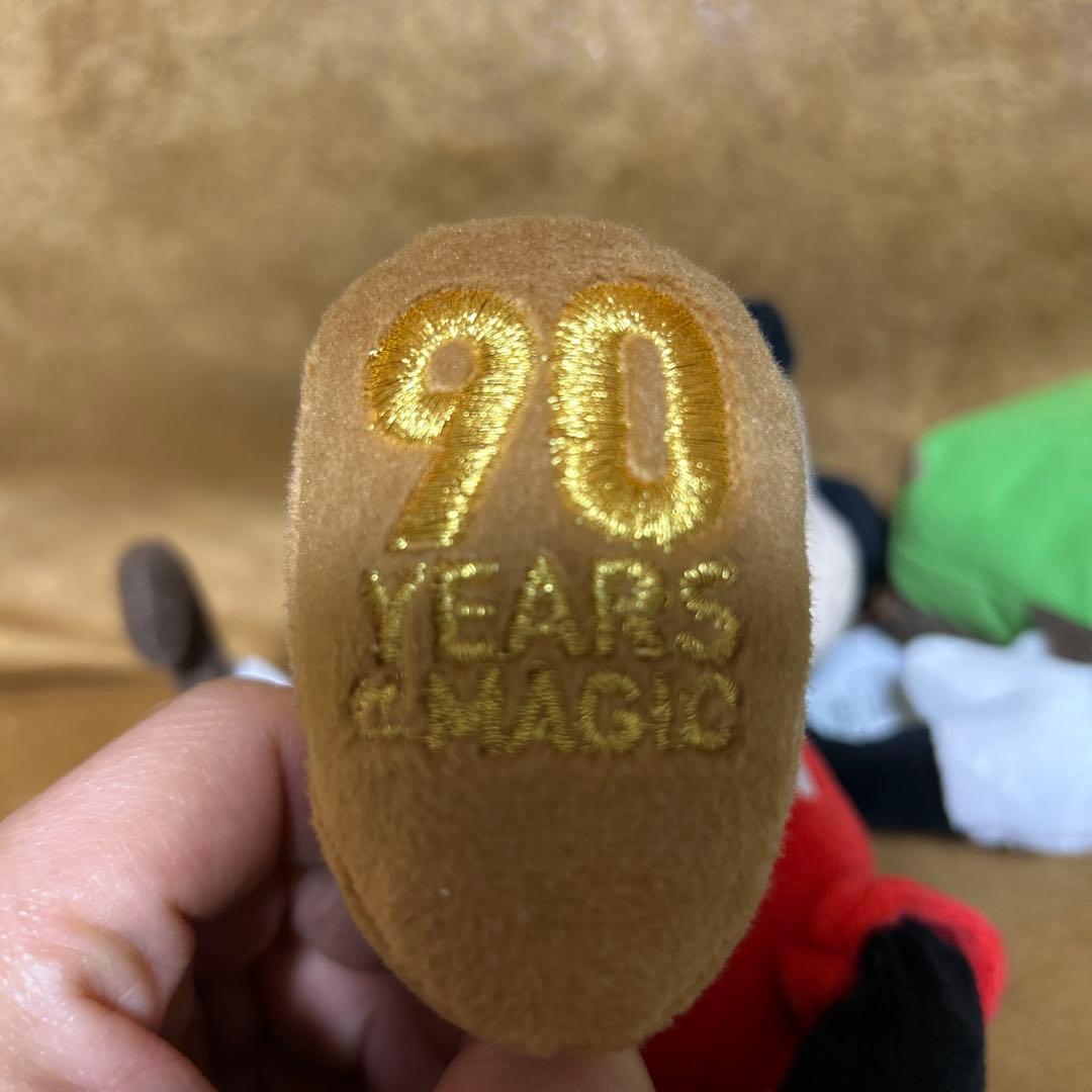 ミッキーマウス　ぬいぐるみ 90周年　ミッキーの汽車旅行　ディズニーストア