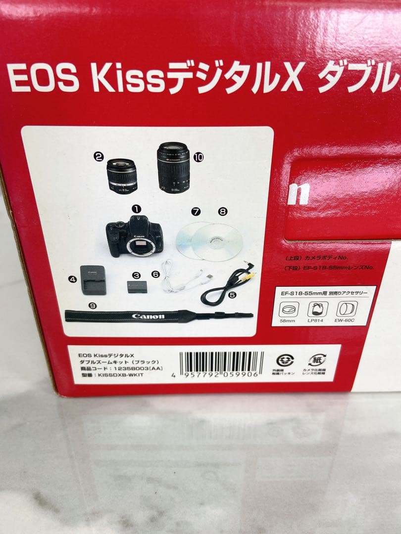 ＋【通電OK】Canon EOS Kiss Digital X 一眼レフカメラ