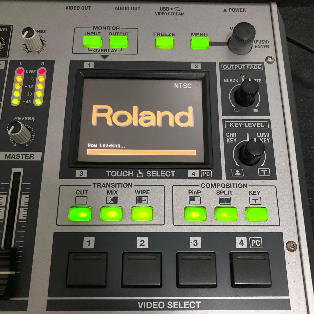 美品 Roland AVミキサー VR-3 アタッシュケース付属