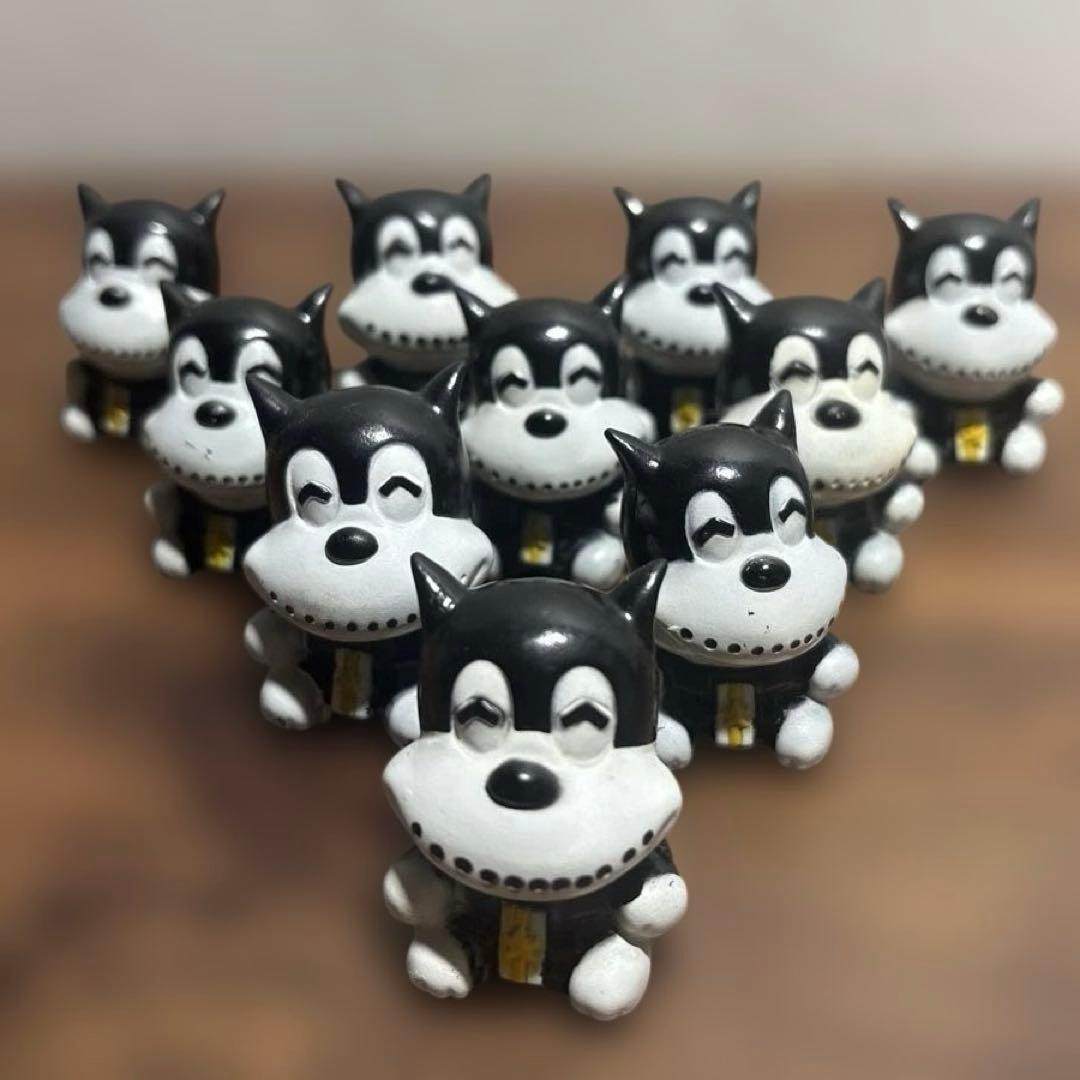 昭和レトロ のらくろ指人形 ソフビ 10体　希少コレクション放出025番