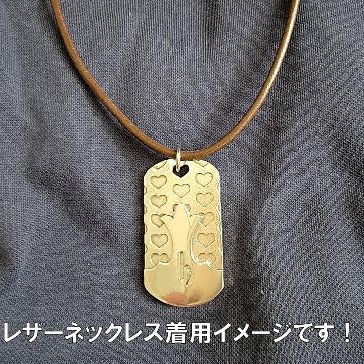 Hide + A&G 長方形 ハート ペンダントトップ シルバー925