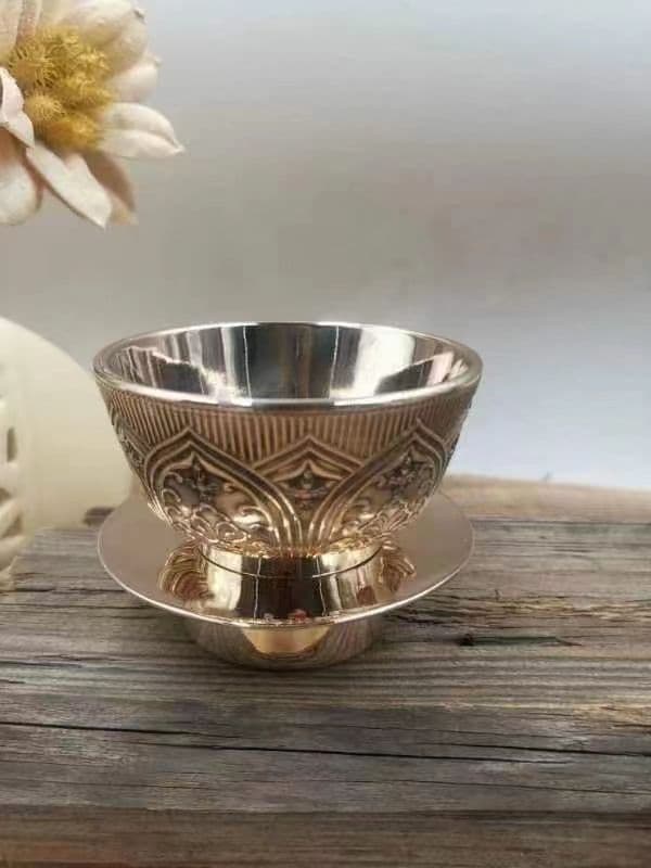 【修縁堂】密教仏教 6点セット 供杯 奉納 聖杯 法器法具仏具 真言宗 美術品