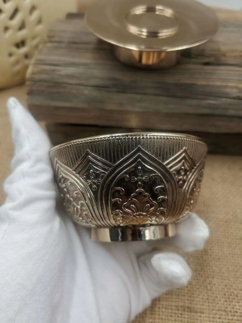 【修縁堂】密教仏教 6点セット 供杯 奉納 聖杯 法器法具仏具 真言宗 美術品