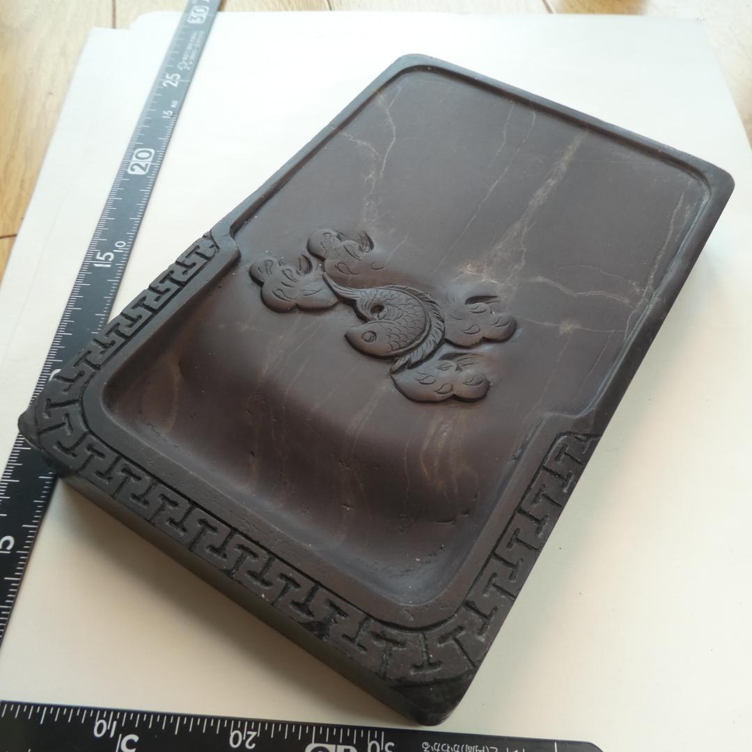 書道 硯 端渓硯 ５㉛ 大硯 古硯