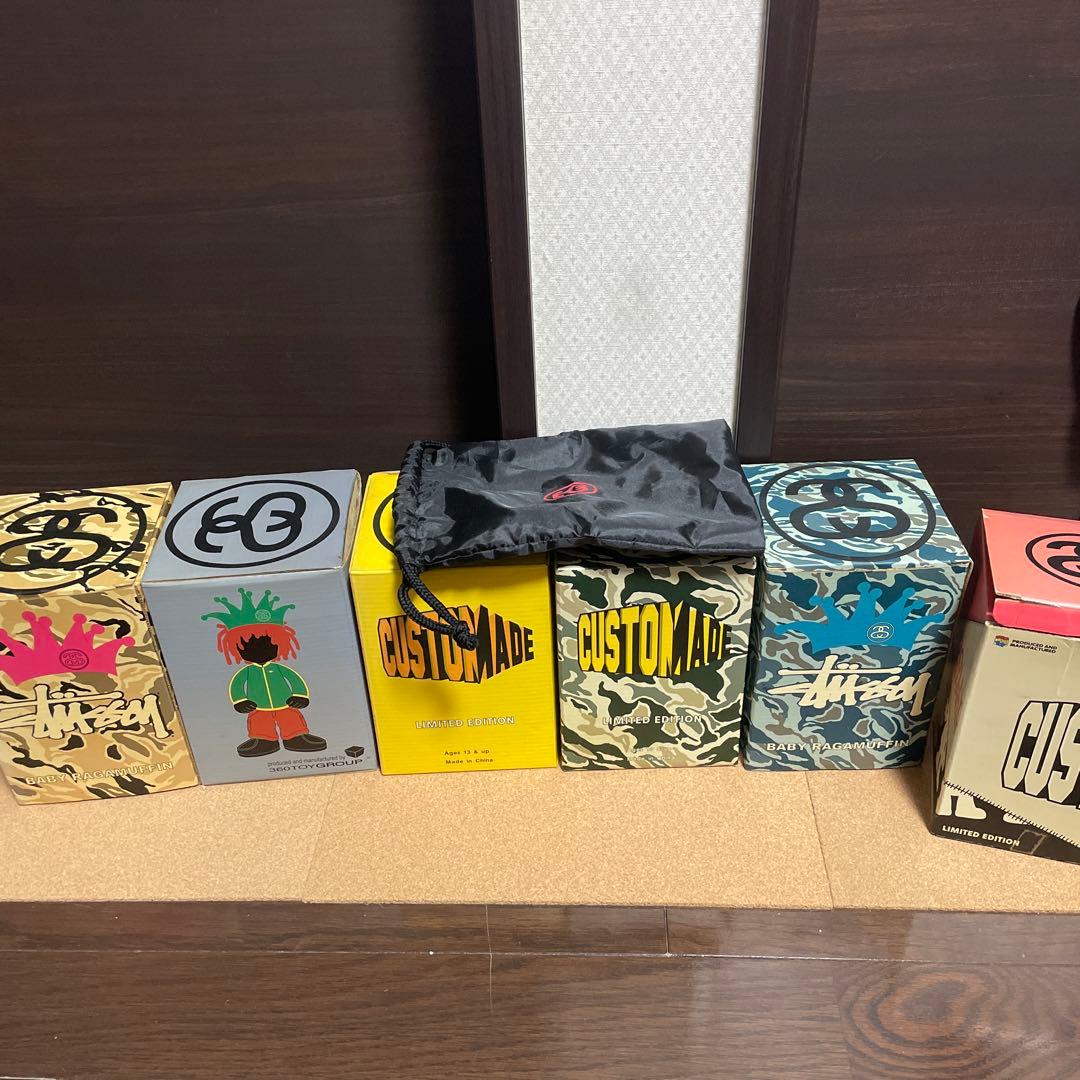 Stüssy フィギュア 6体セット カスタメイド‼️ラスタ‼️貴重‼️レア‼️