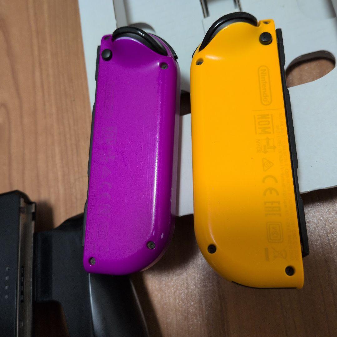 Nintendo Switch 本体 紫/黄色 Joy-Con 付属