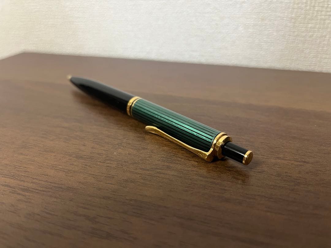 ペリカン　ボールペン　スーべレーンK400 グリーンストライプ