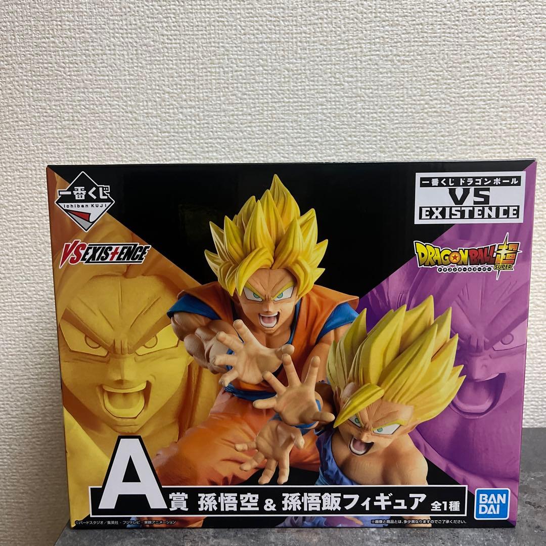 一番くじ ドラゴンボール Ａ賞 親子カメハメ波 悟空&悟飯フィギュア　開封品