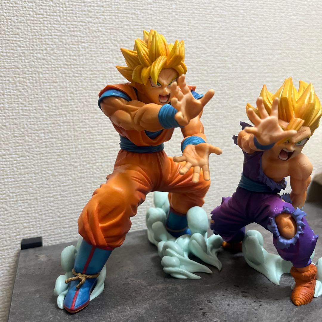 一番くじ ドラゴンボール Ａ賞 親子カメハメ波 悟空&悟飯フィギュア　開封品