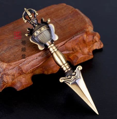 【修縁堂】密教法具 真言宗 穢れ跡金剛杵 寺院用仏具