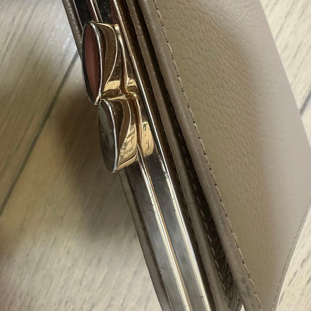 ⭐️即日発送⭐️皇居　菊の御紋入り　二つ折り財布 モカブラウン