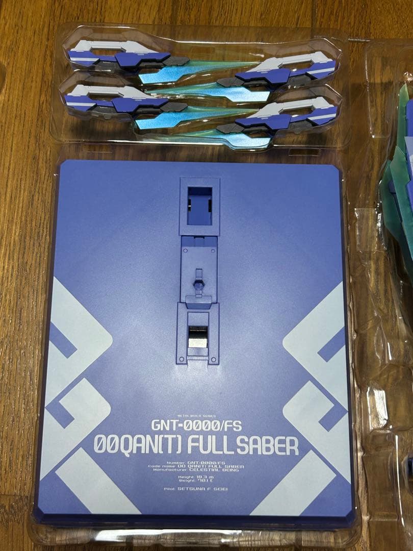 【開封品】L BUILD メタルビルド ダブルオークアンタ フルセイバー